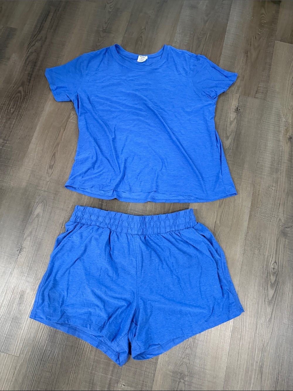 Blue athletic works butter core soft casual set